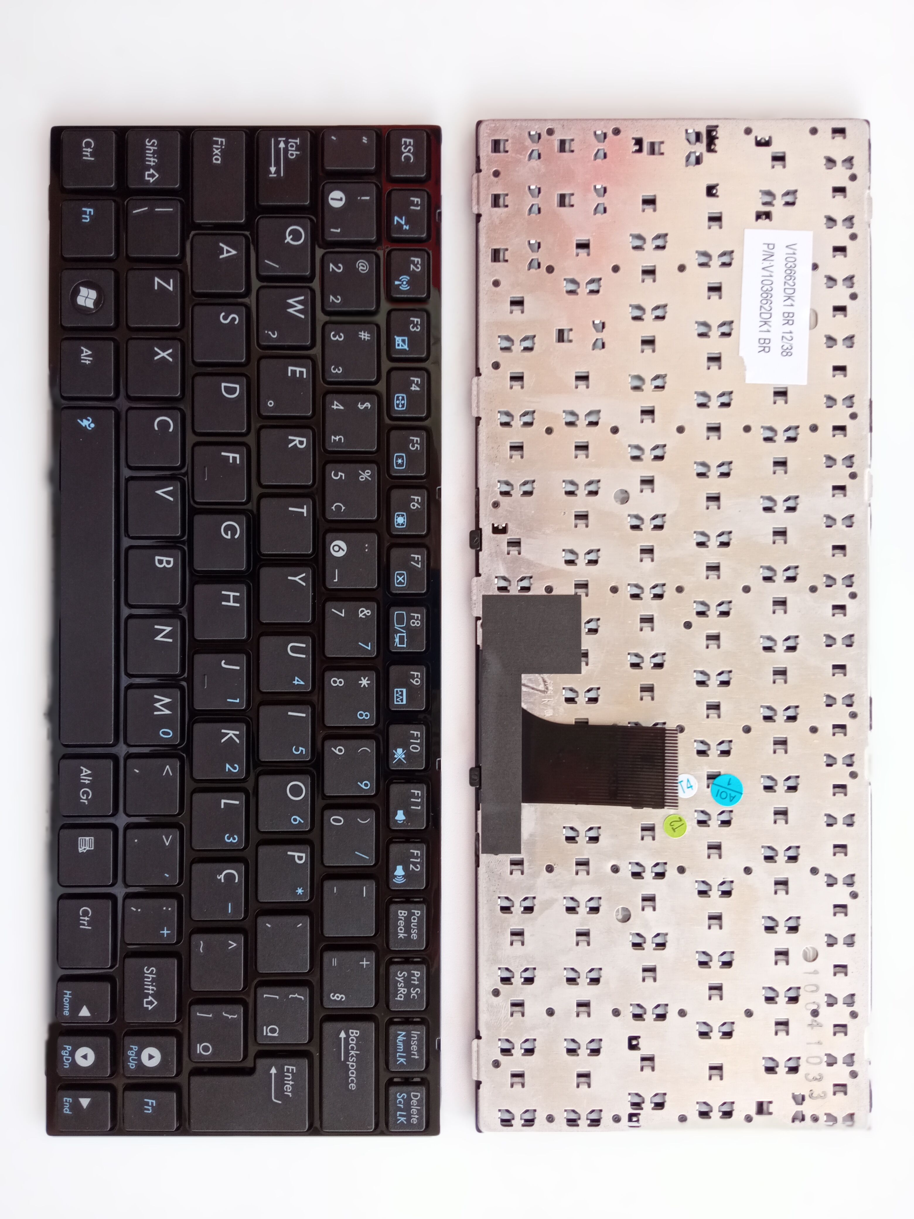 Picture of New Replacement Laptop Keyboard For ASUS 1005/1005PEB BLACK FRAME BLACK BR Layout